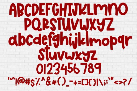Koala Kisses Font PNG with transparent background - Preview 1