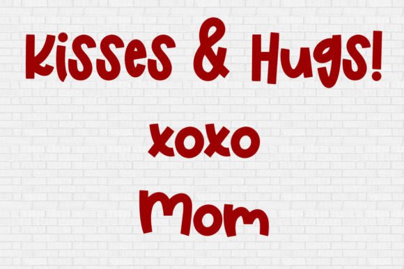 Koala Kisses Font PNG with transparent background - Preview 3