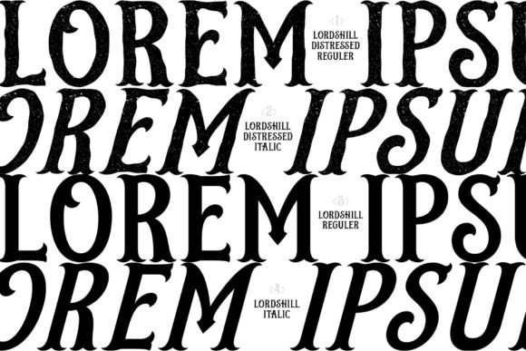 Lordshill Font PNG with transparent background - Preview 1