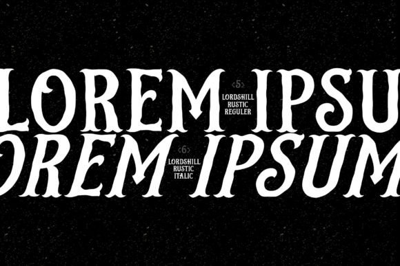 Lordshill Font PNG with transparent background - Preview 2