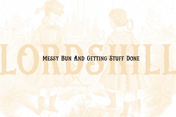 Lordshill Font PNG with transparent background - Preview 4