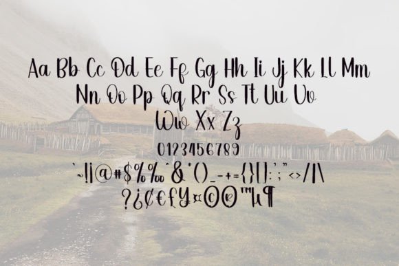 Melathy Font PNG with transparent background - Preview 4