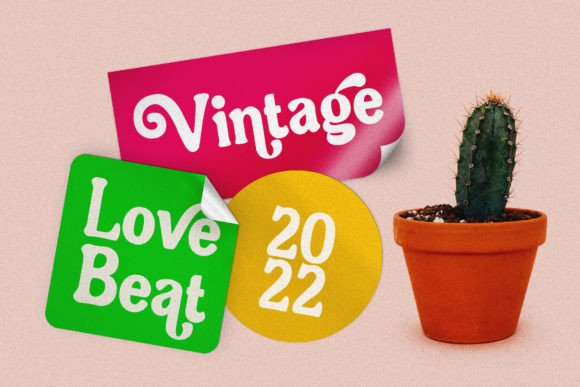 Nugia Vintage  Font PNG with transparent background - Preview 1
