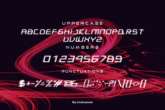 Plander Font PNG with transparent background - Preview 1