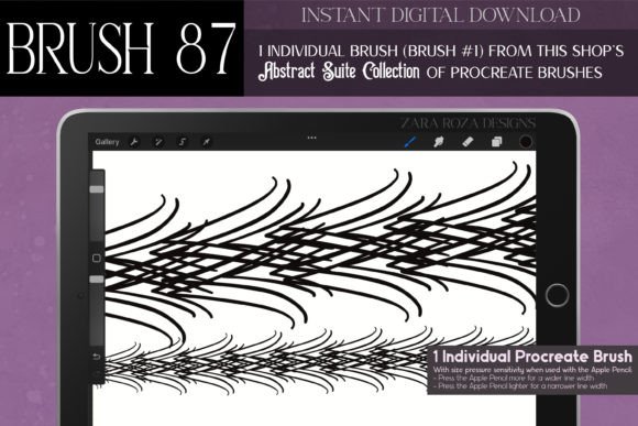 Procreate Brush #87 – Abstract Suite