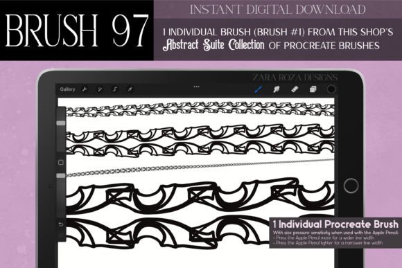 Procreate Brush #97 – Abstract Suite