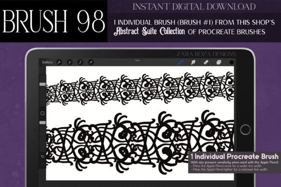 Procreate Brush #98 – Abstract Suite