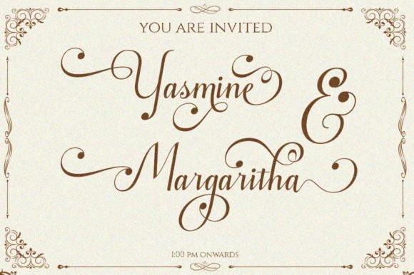 Scarlotta Font PNG with transparent background - Preview 1