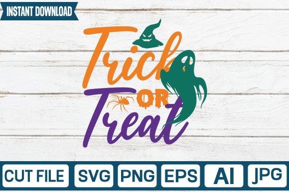 Trick or Treat Svg Cut File Graphic by GatewayDesign · Creative Fabrica