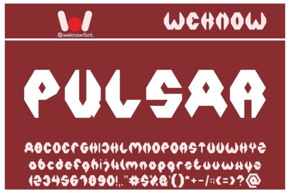 Aircraft Font - Preview 2