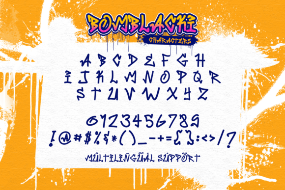 Bomblacki Font - Preview 5