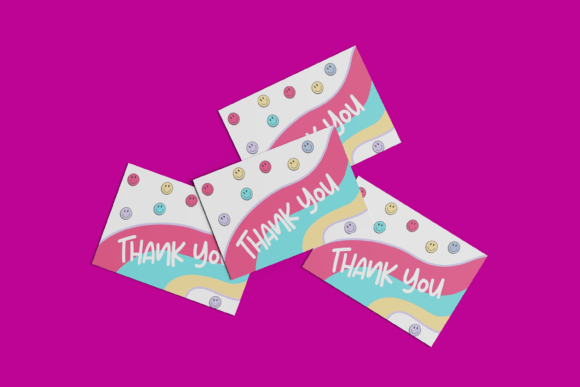 Colorful Thank You Card Canva Template