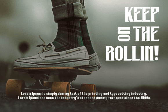 Deanic Rush Font - Preview 2