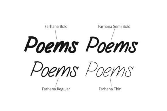 Farhana Font - Preview 1