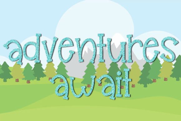 Glampers Font - Preview 3