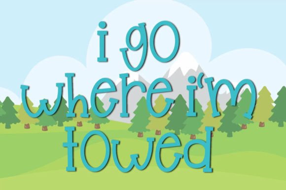 Glampers Font - Preview 4