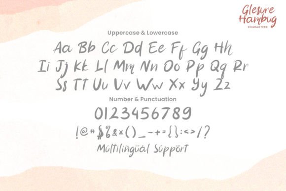 Glesure Hambug Font - Preview 5