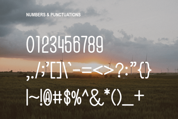 Gussblom Font PNG with transparent background - Preview 3