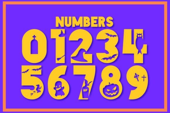 Halloween Spooky Font PNG with transparent background - Preview 2