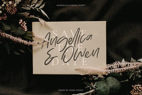 Hugedelia Font PNG with transparent background - Preview 3