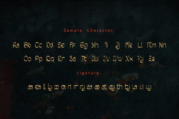 Irvinesa Font PNG with transparent background - Preview 6