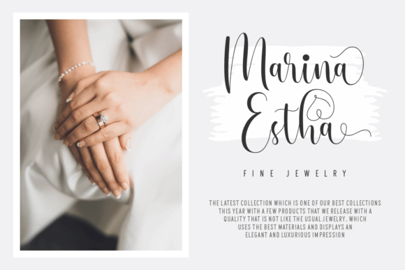 Martha Esthela Font PNG with transparent background - Preview 3