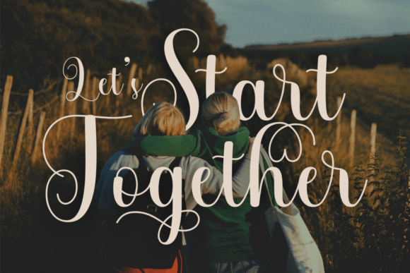 Meday Cheerful Font PNG with transparent background - Preview 2