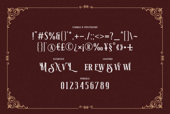 Mervyn Lewis Font PNG with transparent background - Preview 2