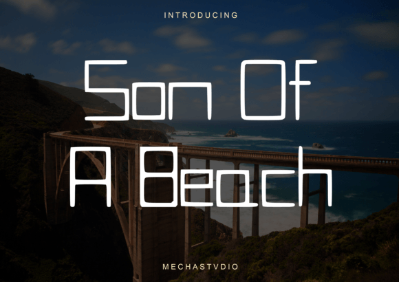 Monterey Font PNG with transparent background - Preview 1