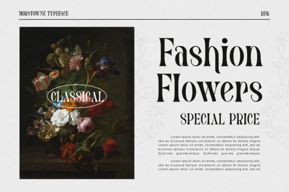 Morstowne Font PNG with transparent background - Preview 3