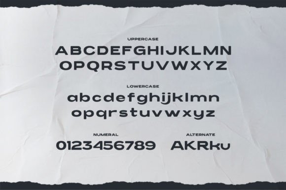 Mudclaw Font PNG with transparent background - Preview 1