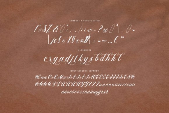 Noela Nestani Font PNG with transparent background - Preview 2