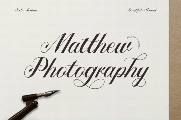 Noela Nestani Font PNG with transparent background - Preview 4