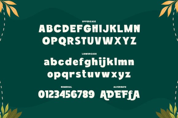 Nomadic Font PNG with transparent background - Preview 1