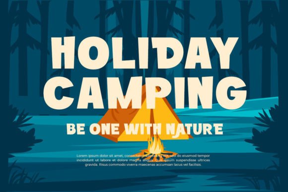 Nomadic Font PNG with transparent background - Preview 4