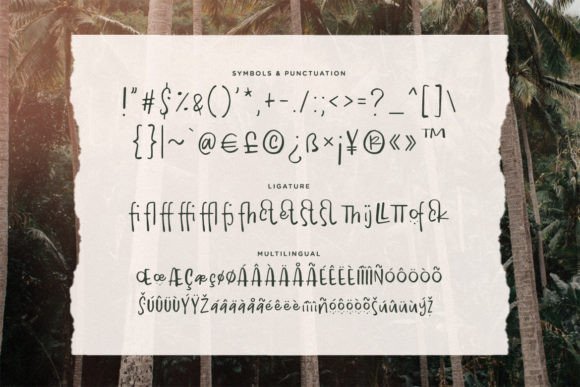 Palmiva Font PNG with transparent background - Preview 2
