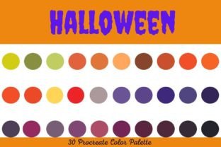 Procreate Color Palette - Halloween Graphic by AKB Designs · Creative ...