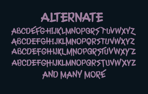 Ralfhones Font PNG with transparent background - Preview 5