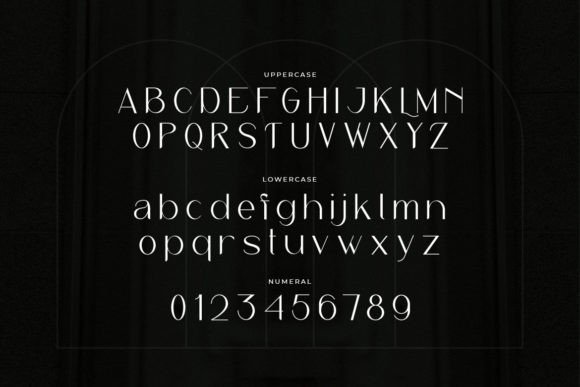 Reaste Elegant Font PNG with transparent background - Preview 1