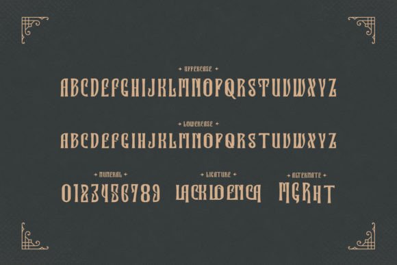 Reinbrow Font PNG with transparent background - Preview 1
