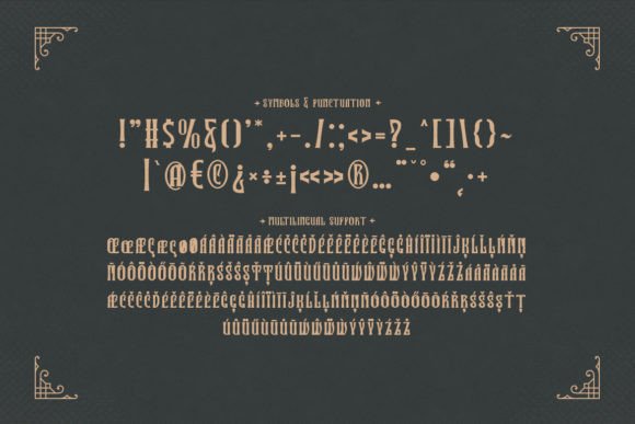 Reinbrow Font PNG with transparent background - Preview 2