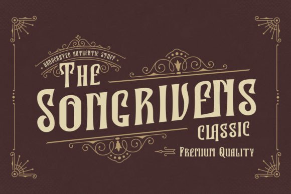 Reinbrow Font PNG with transparent background - Preview 4