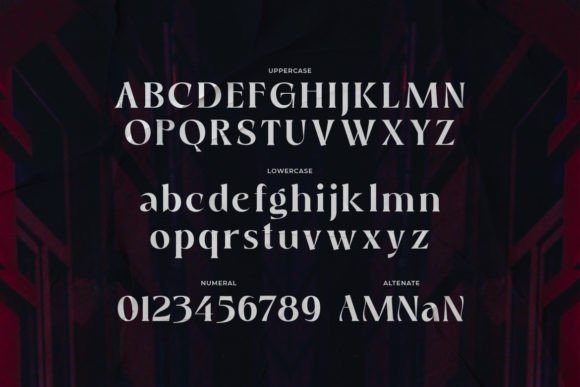 Resident Font PNG with transparent background - Preview 1