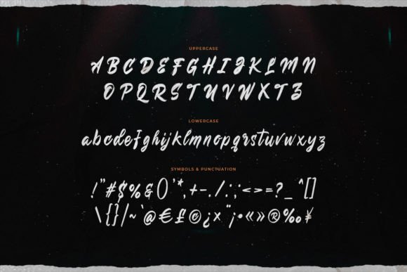 Rookyster Font PNG with transparent background - Preview 1