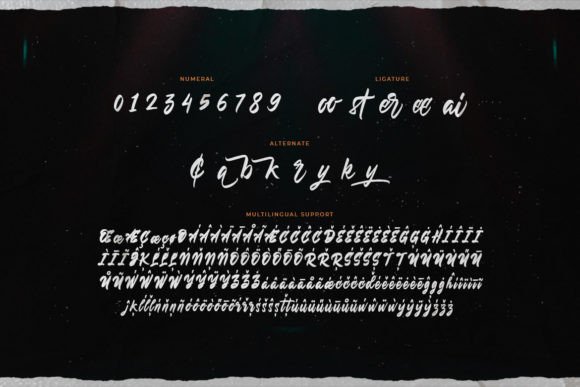 Rookyster Font PNG with transparent background - Preview 2