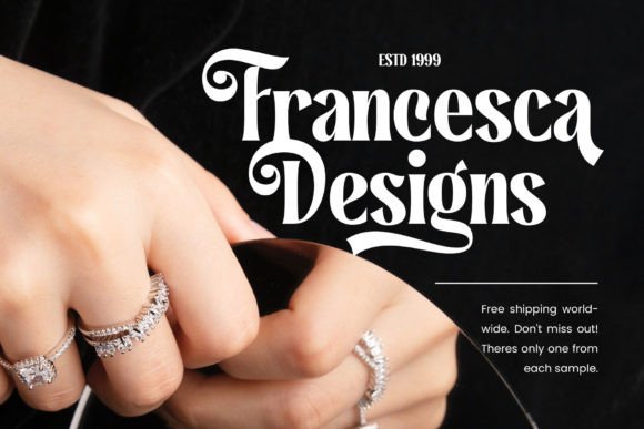 Rosiana Font PNG with transparent background - Preview 5
