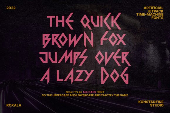 Roxala Font PNG with transparent background - Preview 1