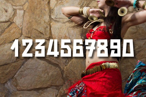Rumba Font PNG with transparent background - Preview 2