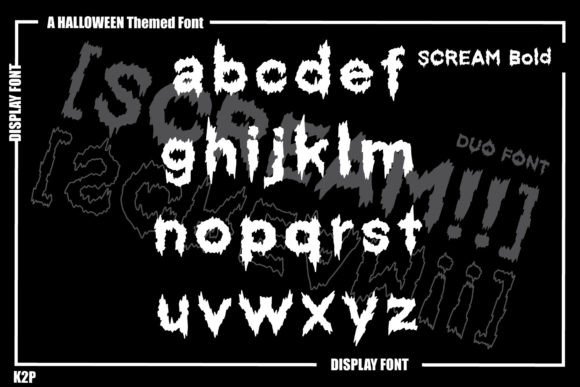 [scream!!] Font PNG with transparent background - Preview 3