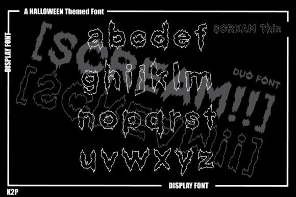 [scream!!] Font PNG with transparent background - Preview 4